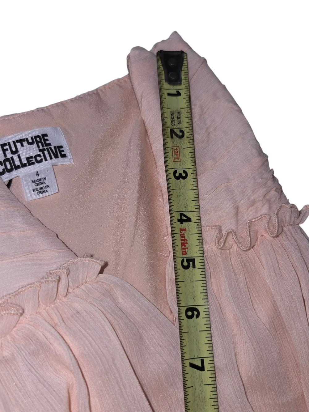 Flowing Blush Maxi Skirt with Smocked Waist
